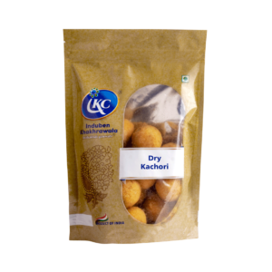 Buy Online Dry Kachori in 200 Grams Container with 02 Months Shelf Life From Induben Khakhrawala, Mithakhali Gamwala, Ahmedabad.