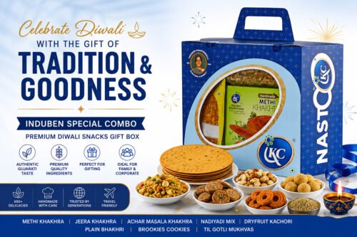 Diwali Snacks Gift Box Induben Special Combo